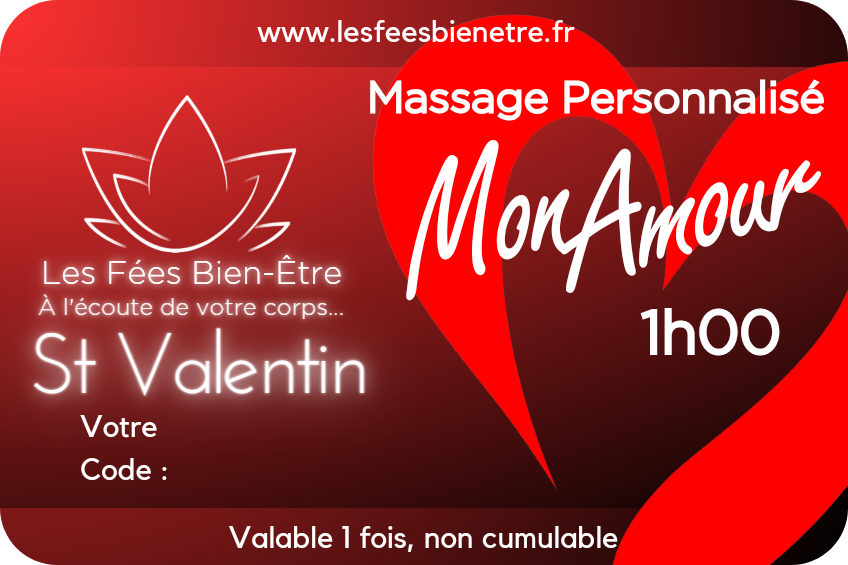 "St Valentin" Massage Corps Complet Personnalisé