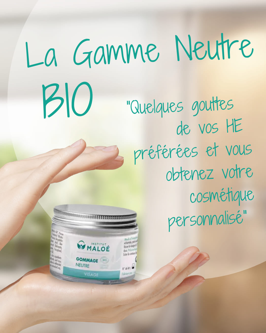 Gommage Neutre Visage BIO 50ml - Institut Maloé Chez Les Fées Bien-Être