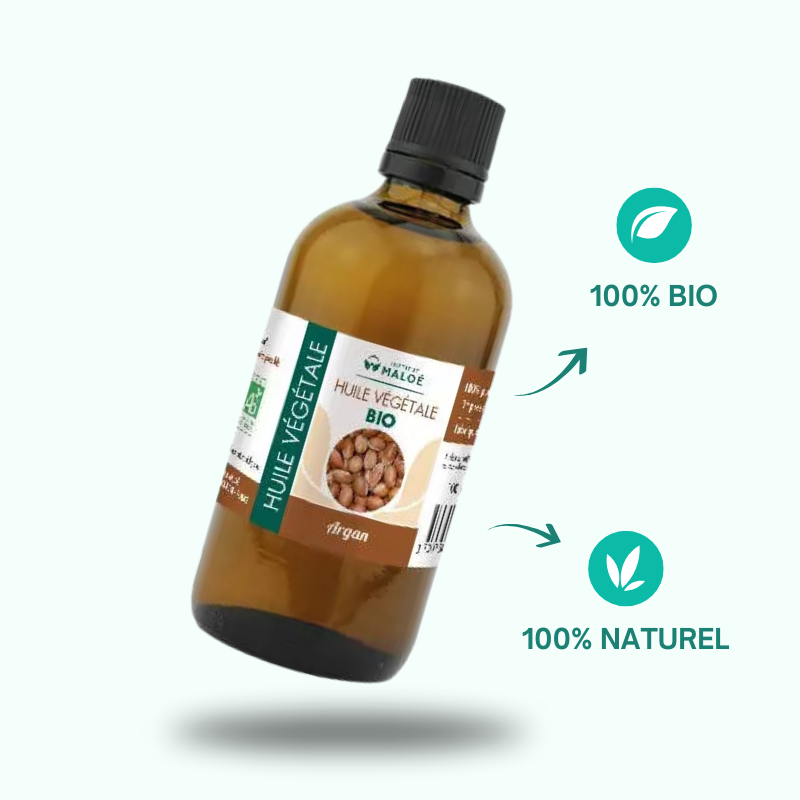 Huile Végétale d’Argan BIO 100ml - Institut Maloé Chez Les Fées Bien-Être