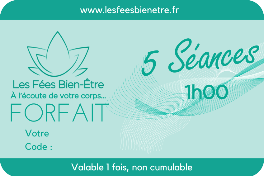 Forfait de 5 Séances 1h00