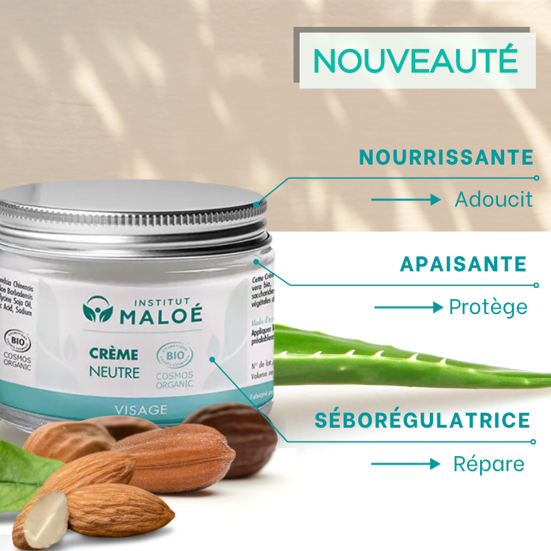 ORGANIC Neutral Face Cream 50ml - Institut Maloé