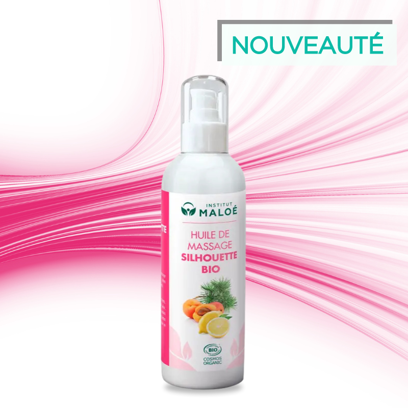 Silhouette Massageöl mit ätherischen BIO-Ölen 200 ml – Institut Maloé