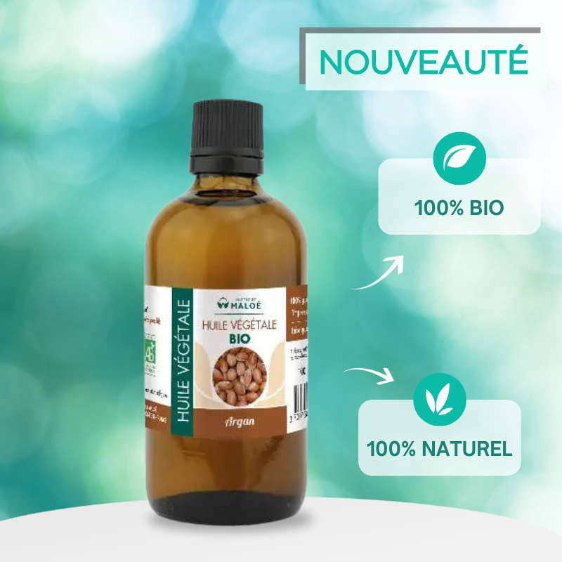 Organic Argan Vegetable Oil 100ml - Institut Maloé