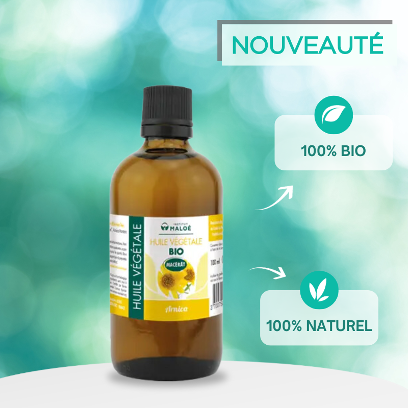 Bio-Arnika-Pflanzenöl 100 ml – Institut Maloé