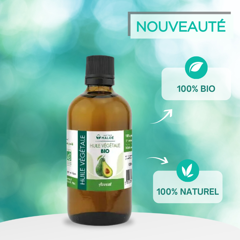 BIO-Avocado-Pflanzenöl 100 ml – Institut Maloé