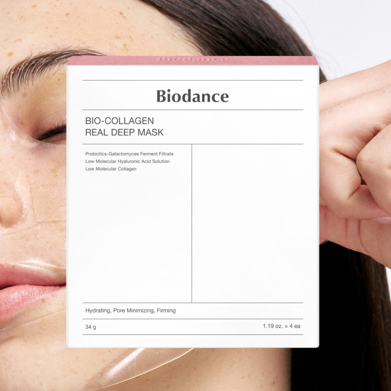 Pack de 4 Masques Hydrogels Véritable Bio-Collagène - Biodance