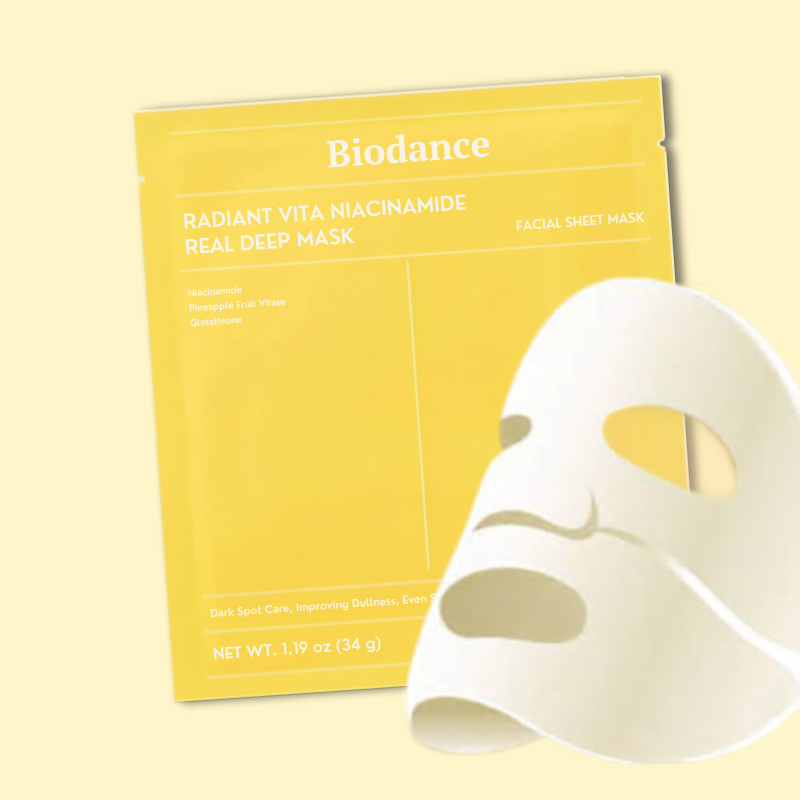Masque visage Niacinamide Biodance hydrogel