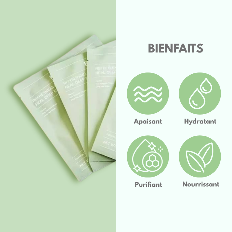 Masque de beauté aux algues marine biodance apaisant hydratant purifiant nourrissant