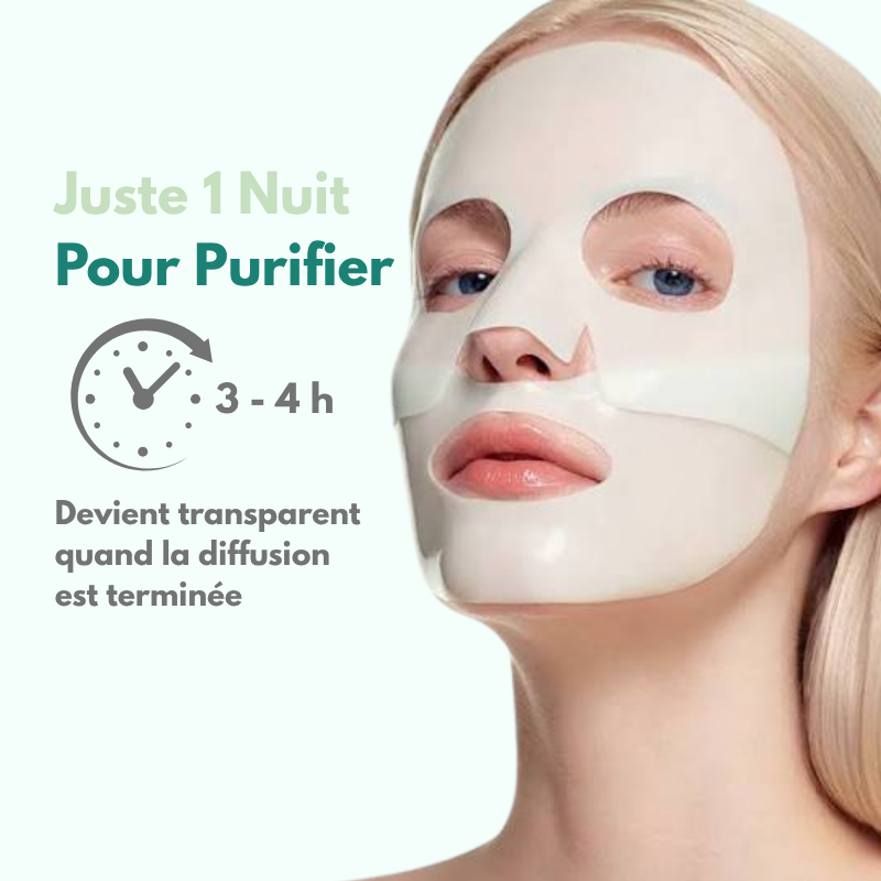 Masque de beauté aux algues marine biodance juste 1 nuit pour purifier le visage