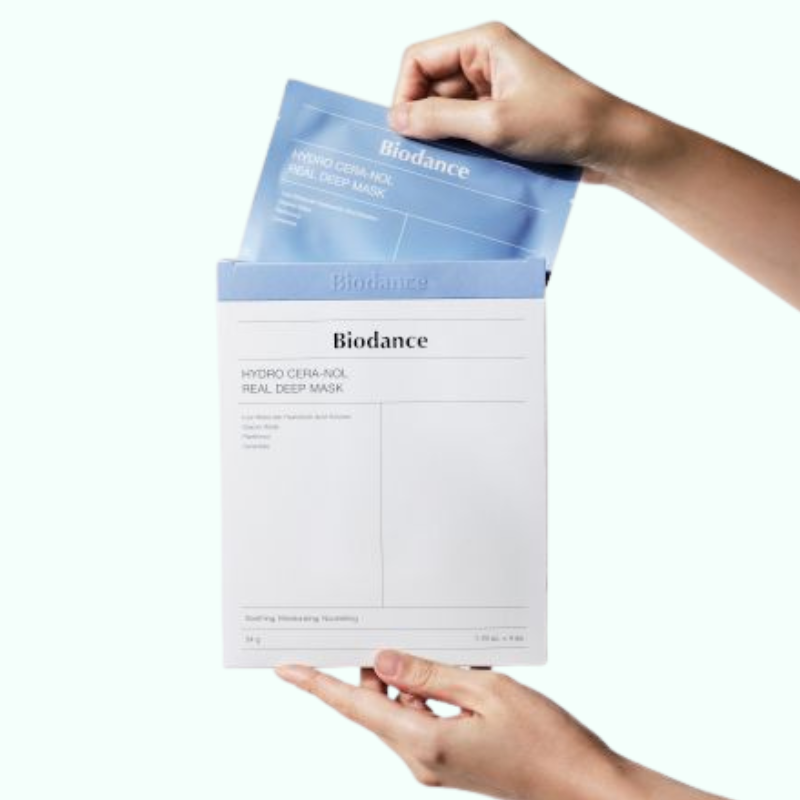 Pack de 4 Masques Hydratant Intense Acide Hyaluronique + Céramides - Biodance