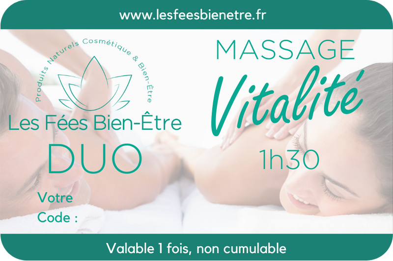Vitality „Energetisierendes“ Massage-Duo