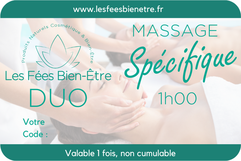Duo Massage "Spécifique" au Choix